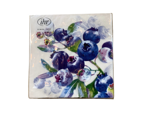CAR1660 Lunch Napkins/Blueberries