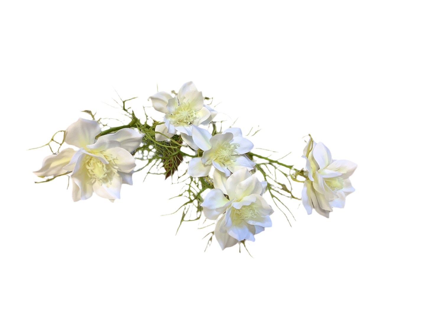 CMC235 White Wildflower Spray