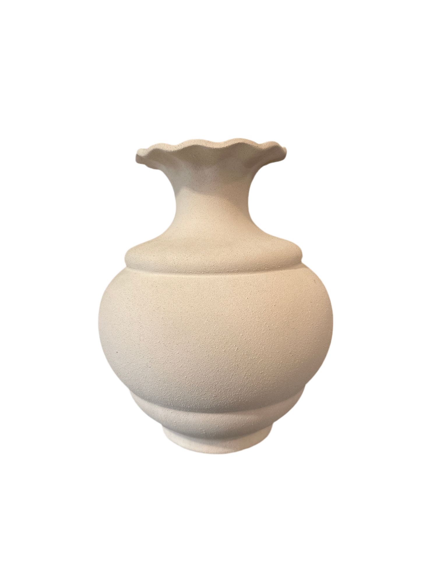 HS13- Vase / Cream / Terracotta