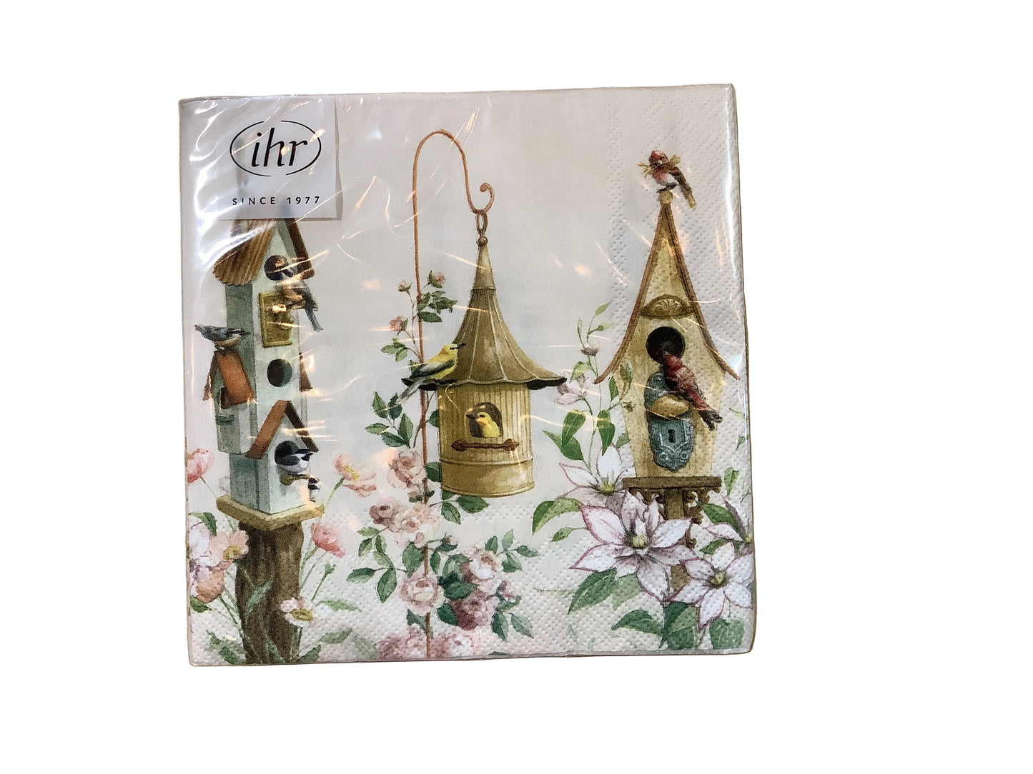 CAR2560 Lunch Napkins/3 Bird Houses