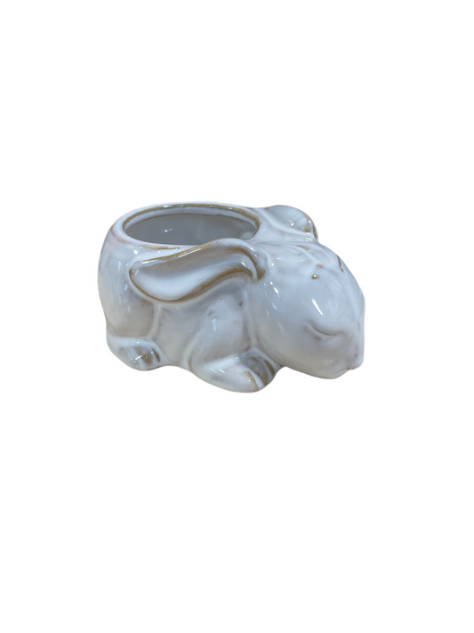 HOF4150 - Flower Pot/ Laying Bunny