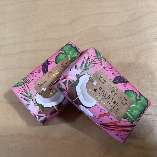 ESV0031 Soap / Rhubarb & Coconut 190g bar