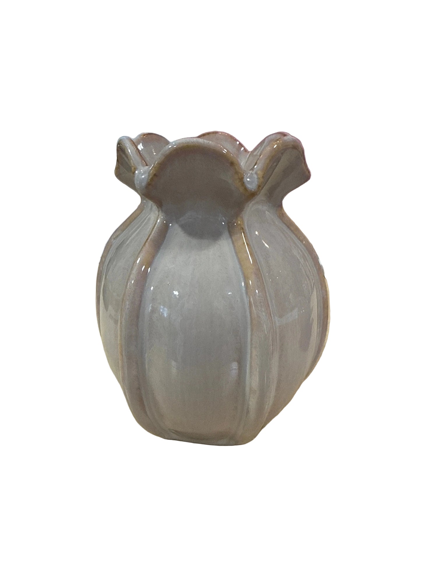 P0153 Vase w/ Ruffle Edge