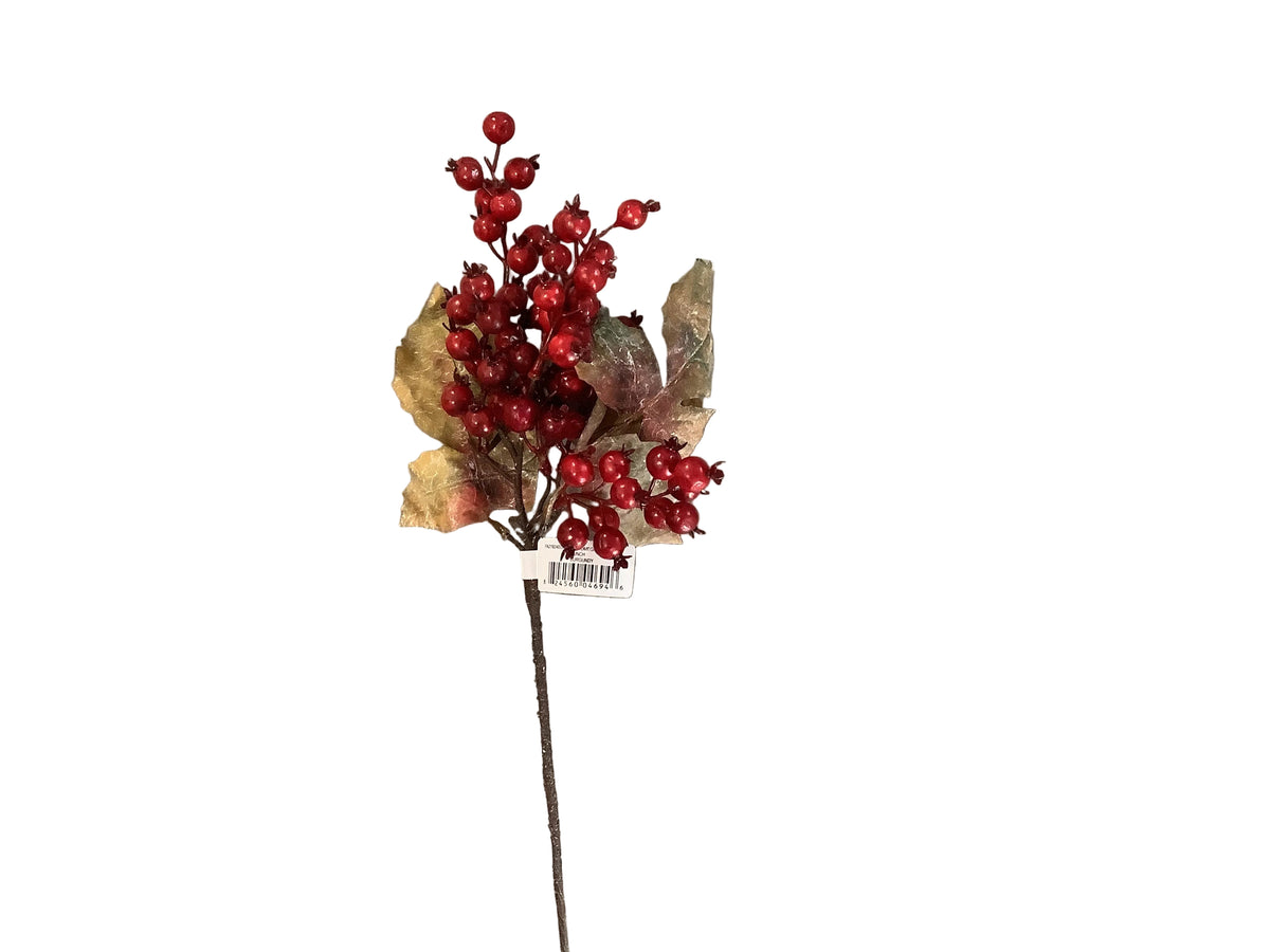 Berry Spray with leaves