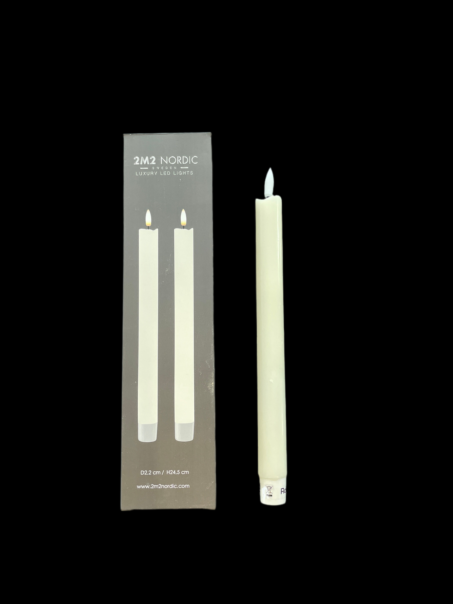 Taper Candles / White or Sand