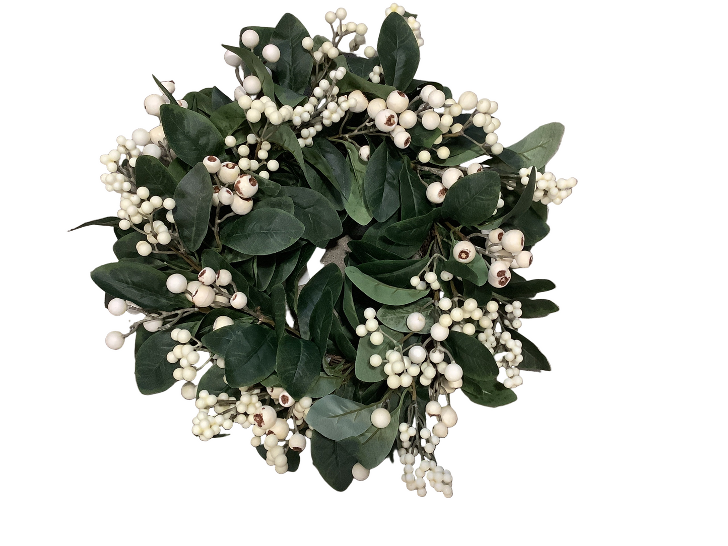 VL4450W White Berry Wreath