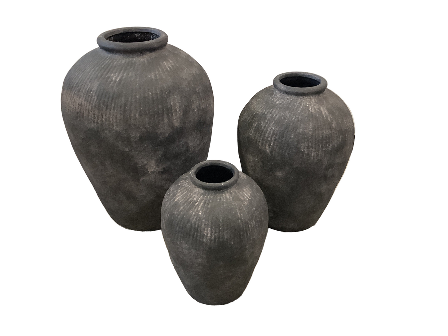 Black Terracotta Vases