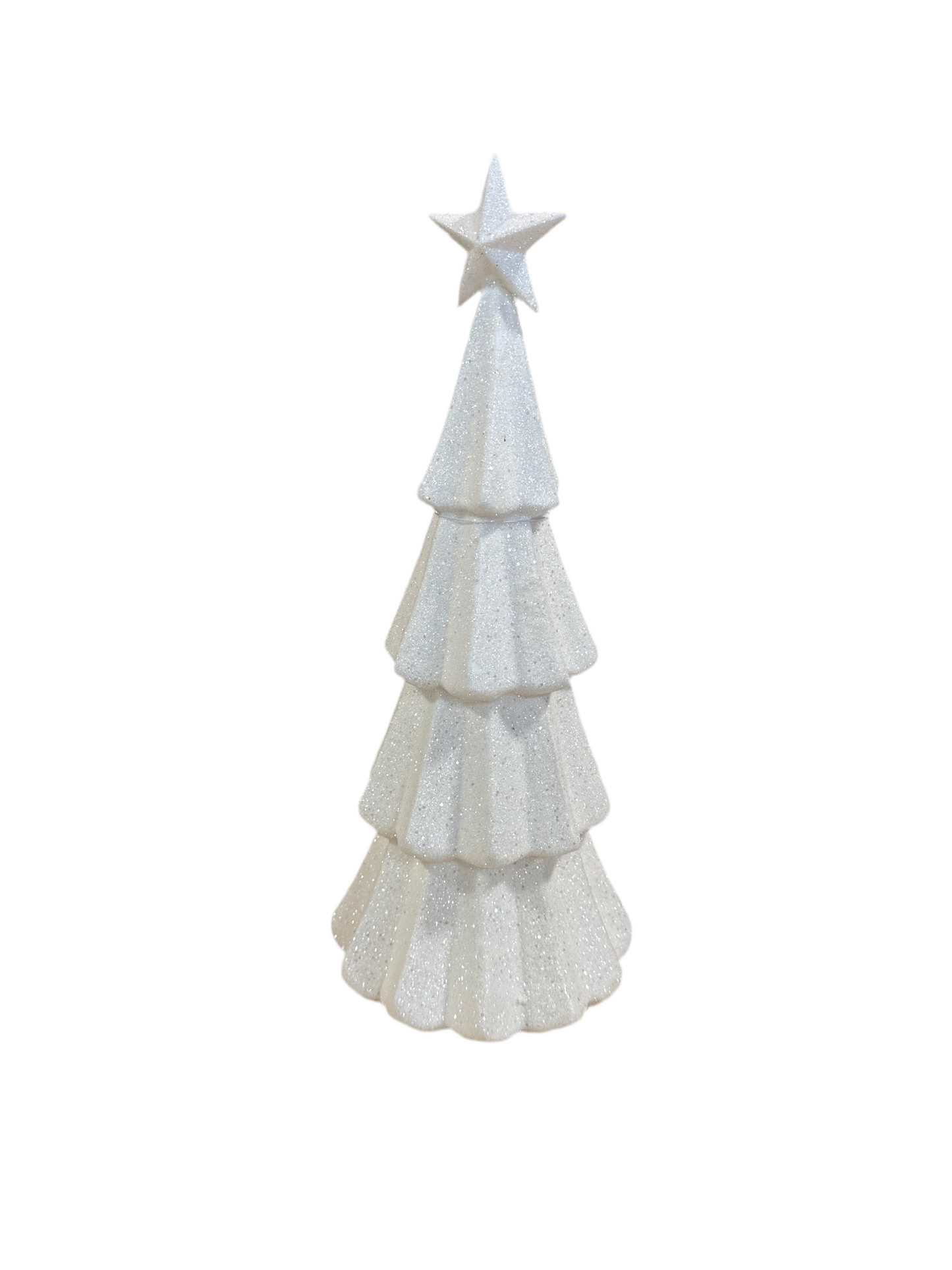 Tree / White Glitter