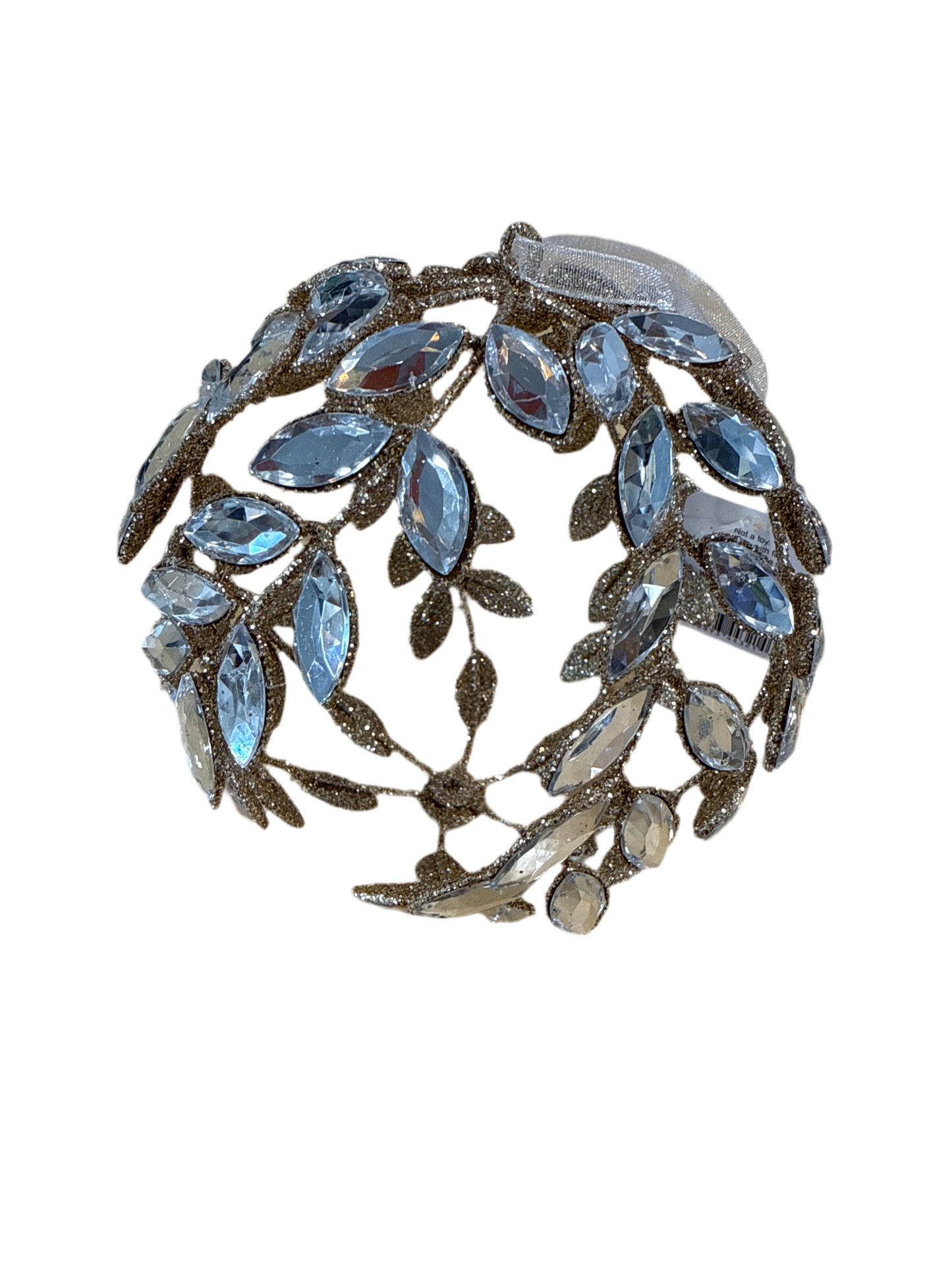 RAZ3552 Ornament / Clear Jewels