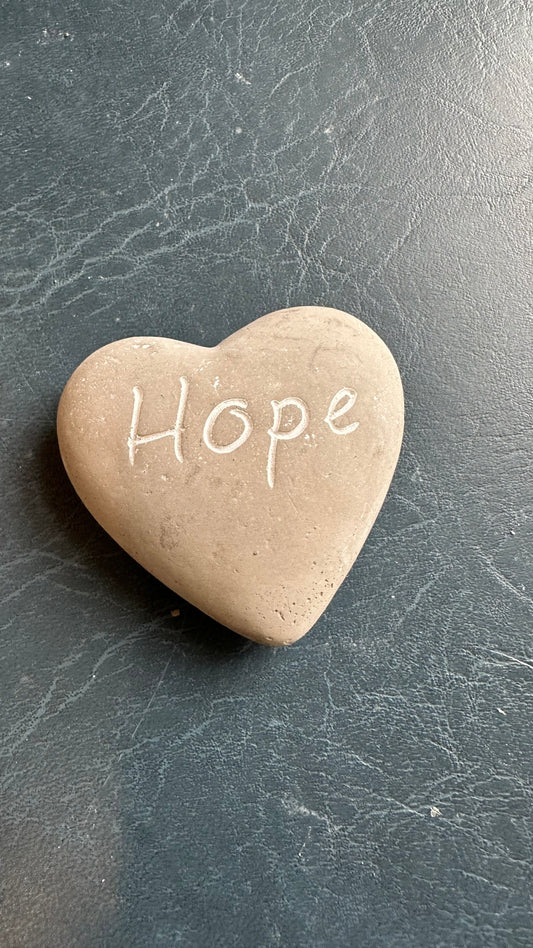 Cement stones with message
