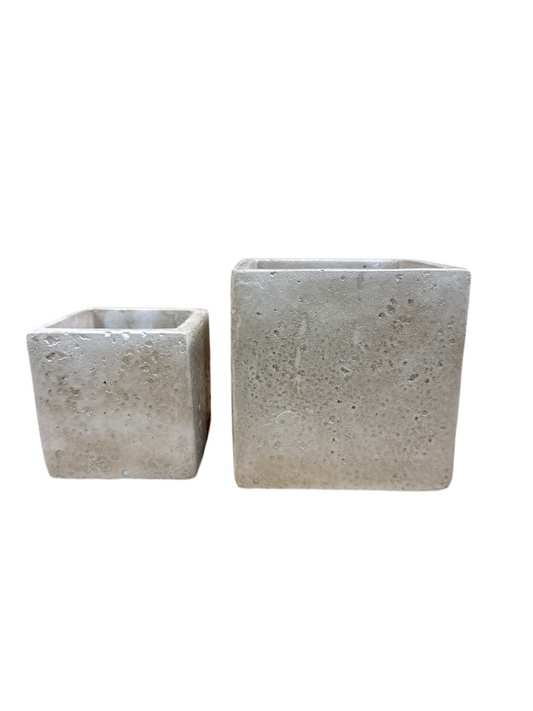 Planter/ Travertine Look