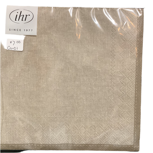 CAR9669 Lunch Napkin/ Dark Linen Colour
