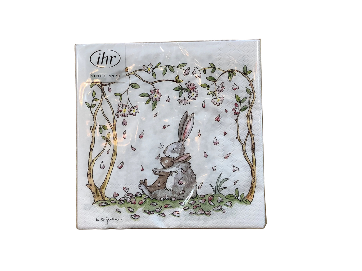 CAR0890 Lunch Napkins/Blossoms &Bunnies