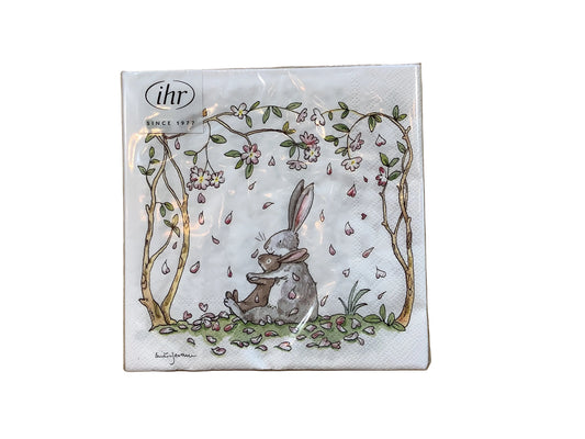 CAR0890 Lunch Napkins/Blossoms &Bunnies