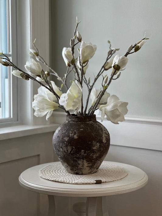 CMC395 Frosted Magnolia Spray