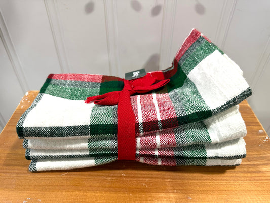 TAG12557 Napkins / Festive Plaid