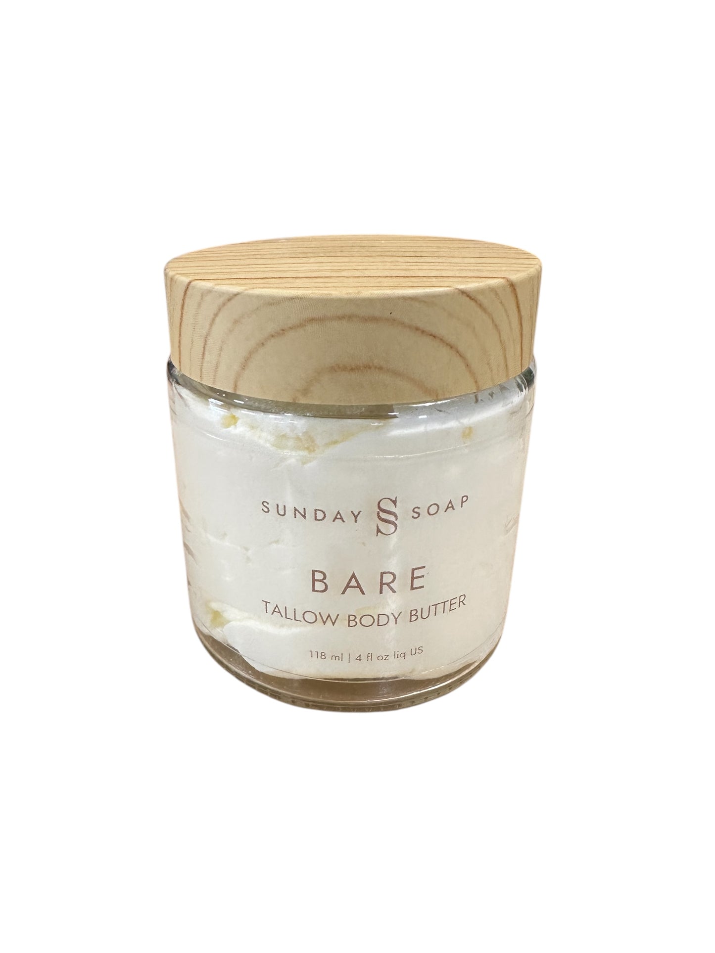 SS01- Sunday Soap / BARE / Tallow Body Butter