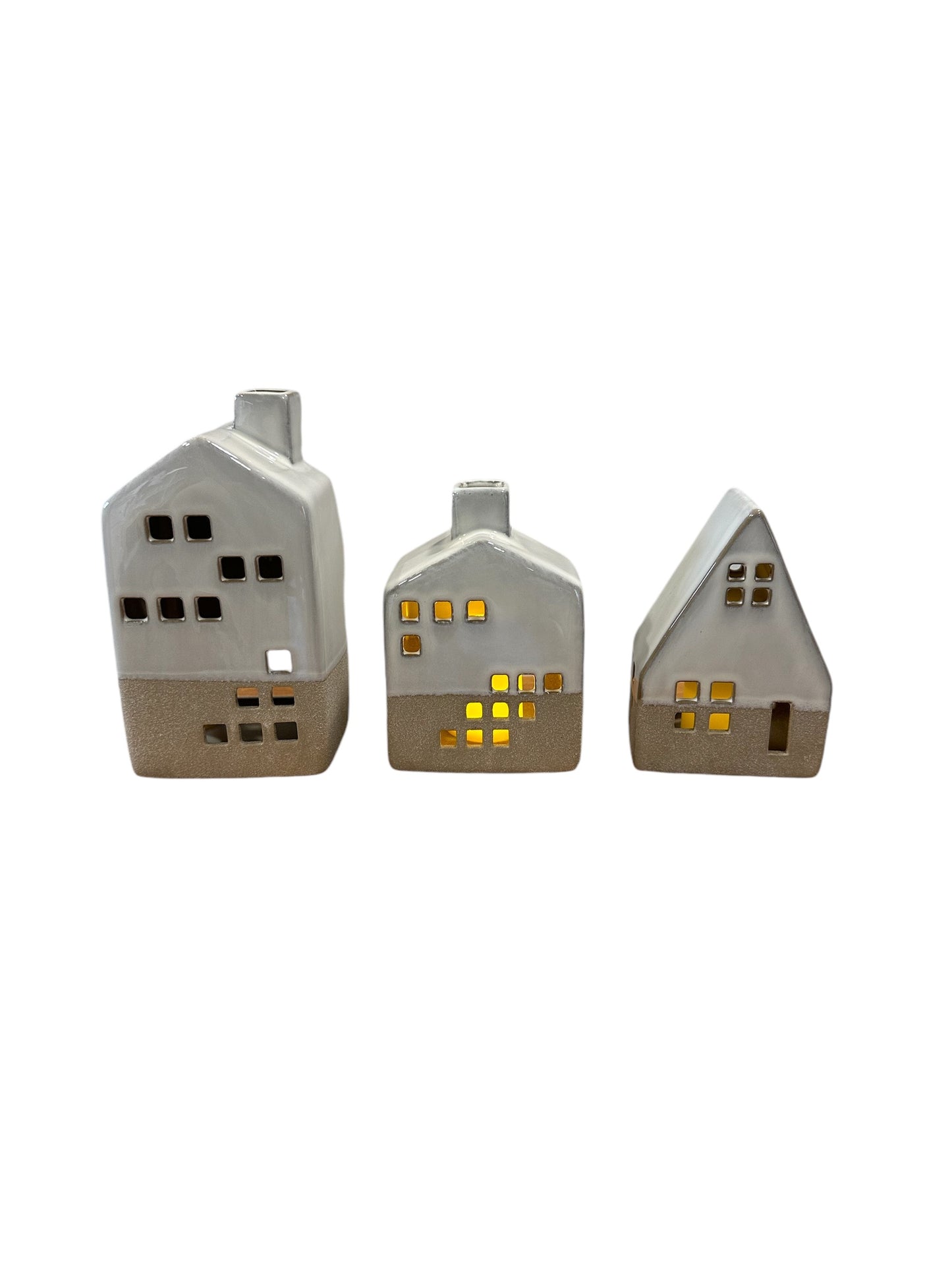 IND3936 House Ceramic Tealight