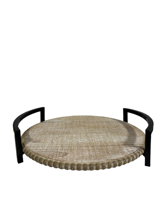 CB915S or CB915L Tray / Beaded Edge with Iron Handles
