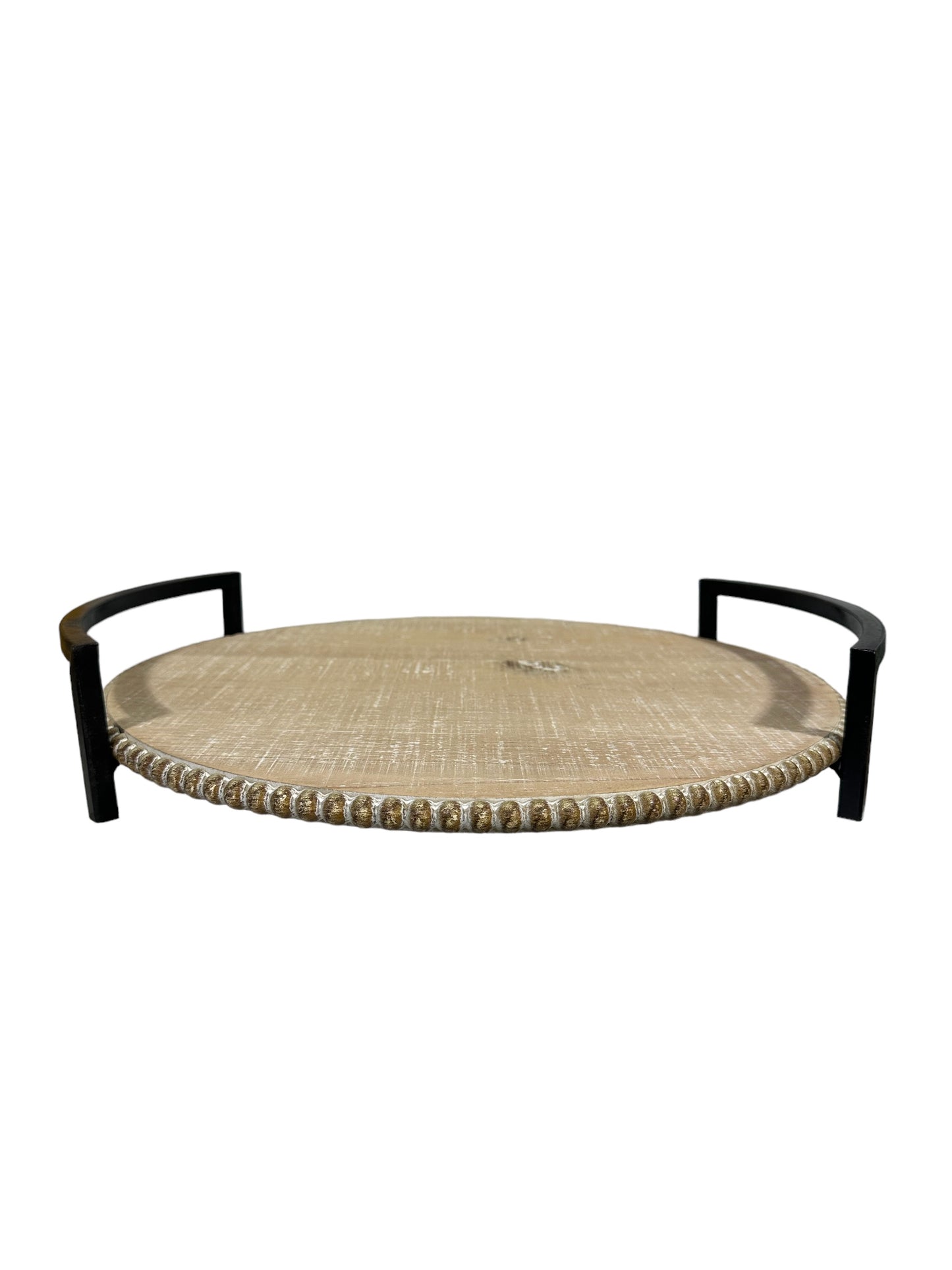 CB915S or CB915L Tray / Beaded Edge with Iron Handles