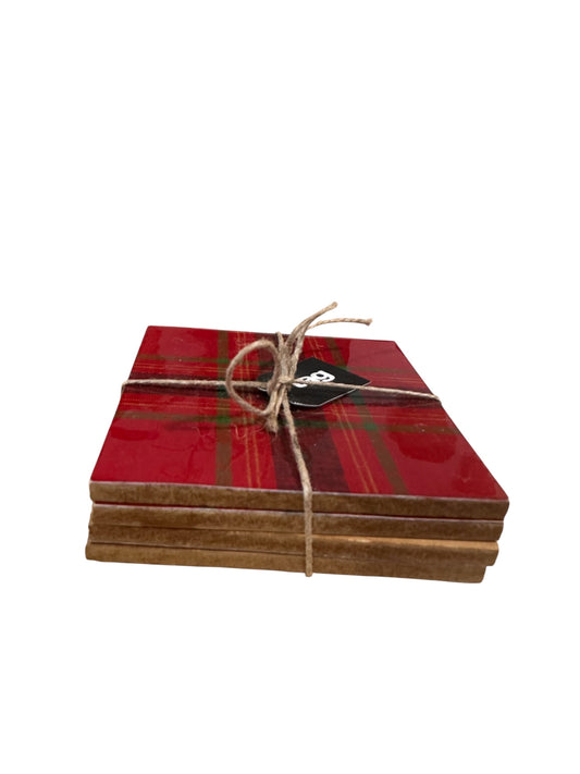 Tag0654- Plaid coasters