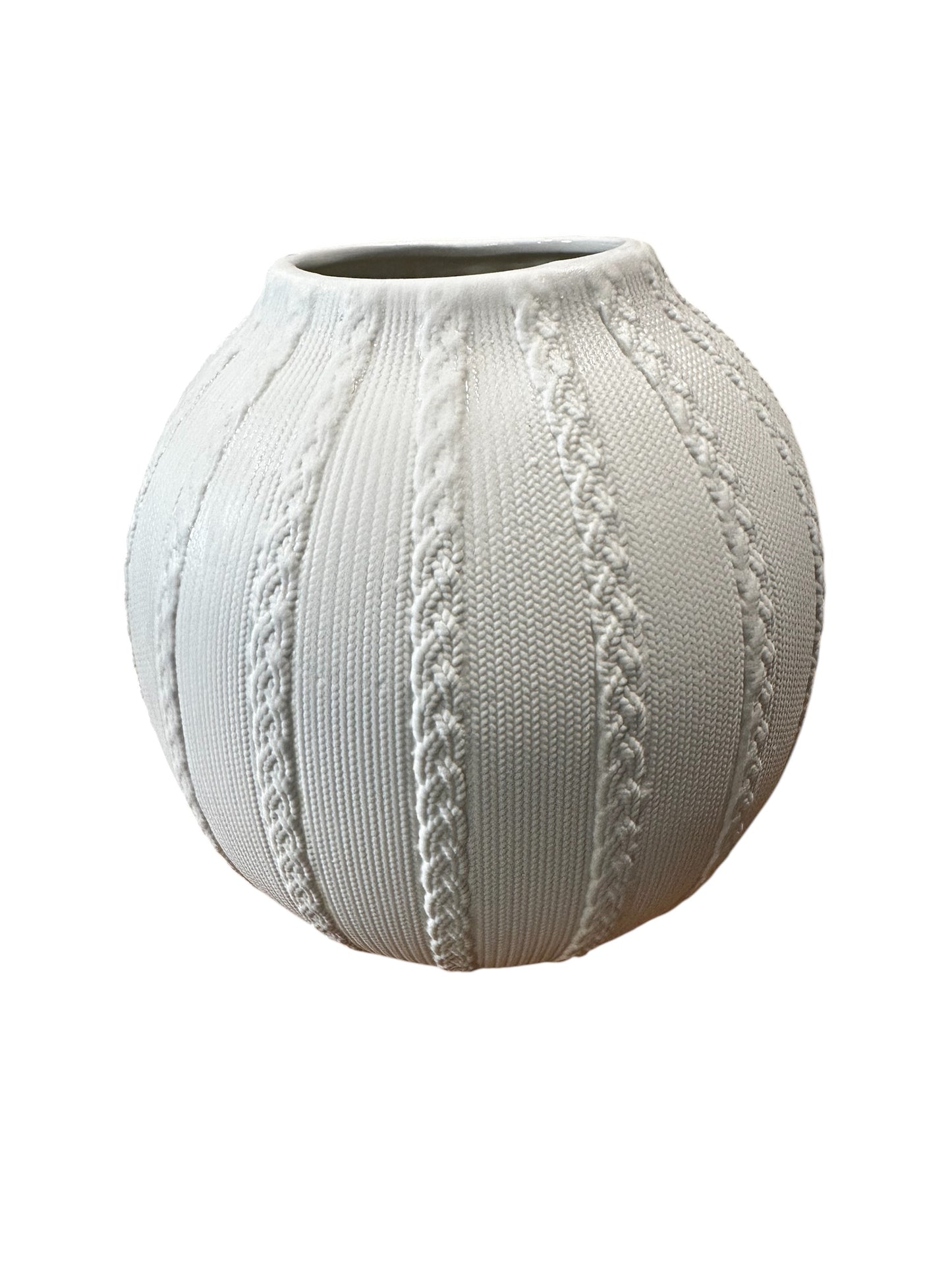 AB5696 - Vase / knit & cable pattern