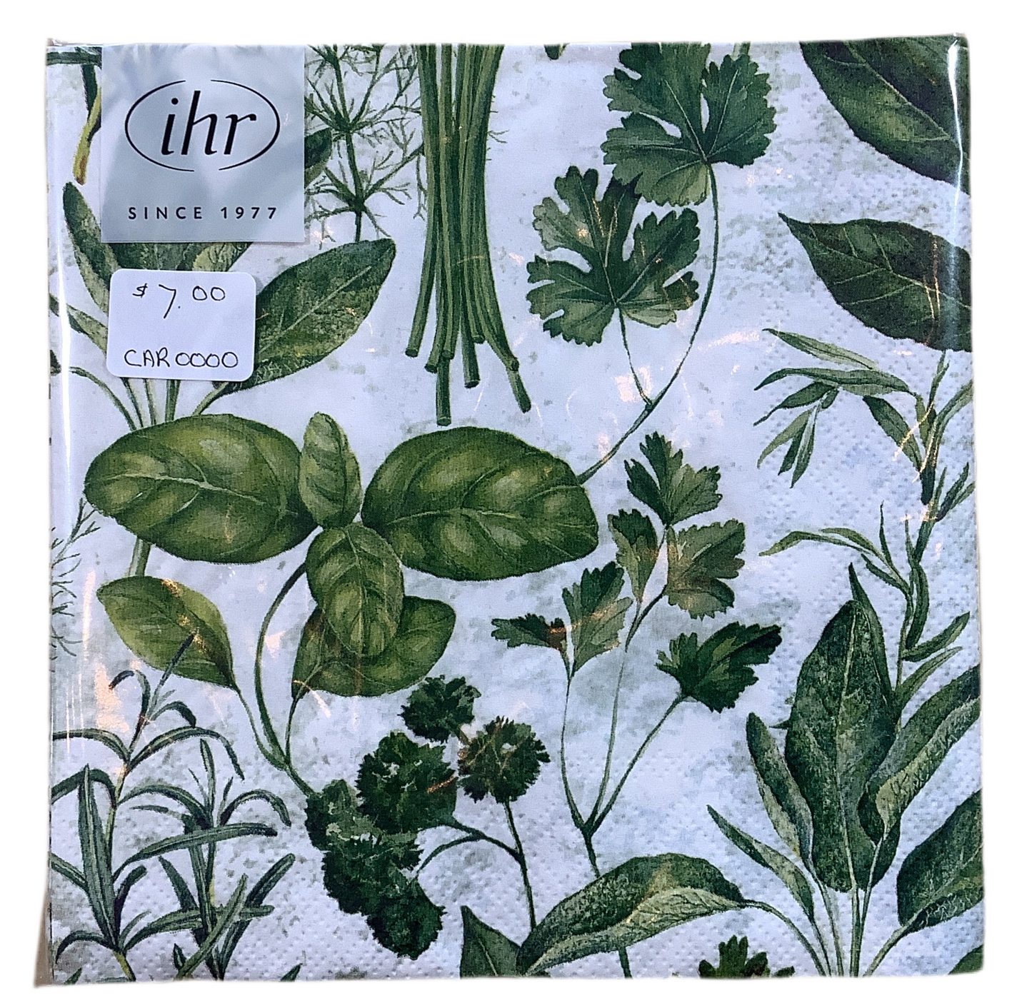 CAR0000 Lunch Napkin/ Herbs
