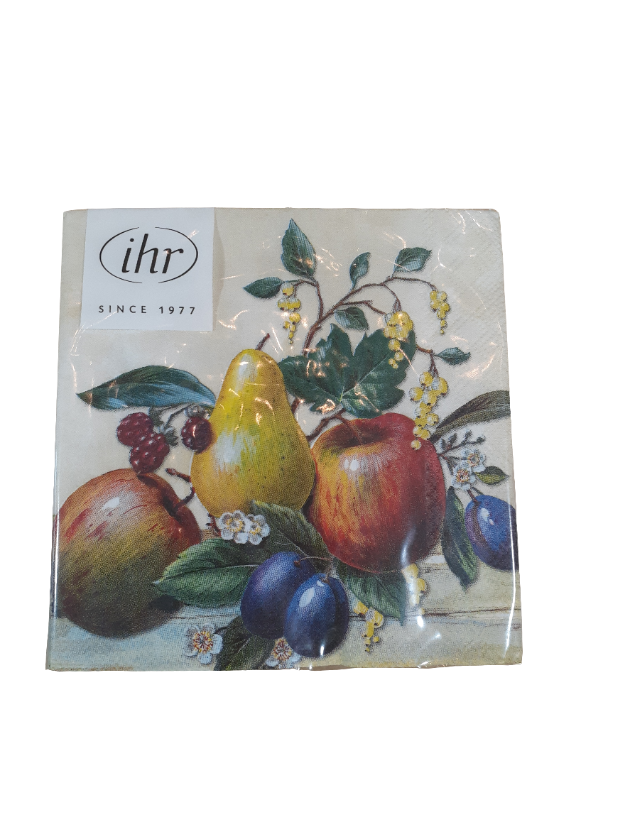 CAR5960 Napkins / Cocktail - Fall (Some Tasty Fruits)