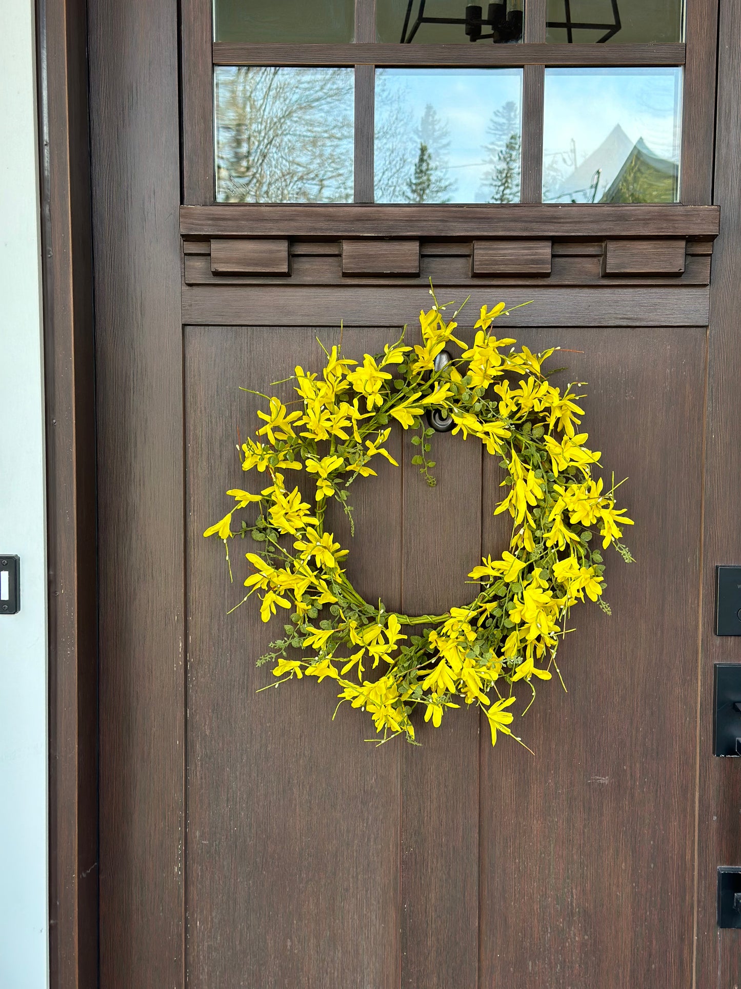 AB1058 Wreath Forsythia