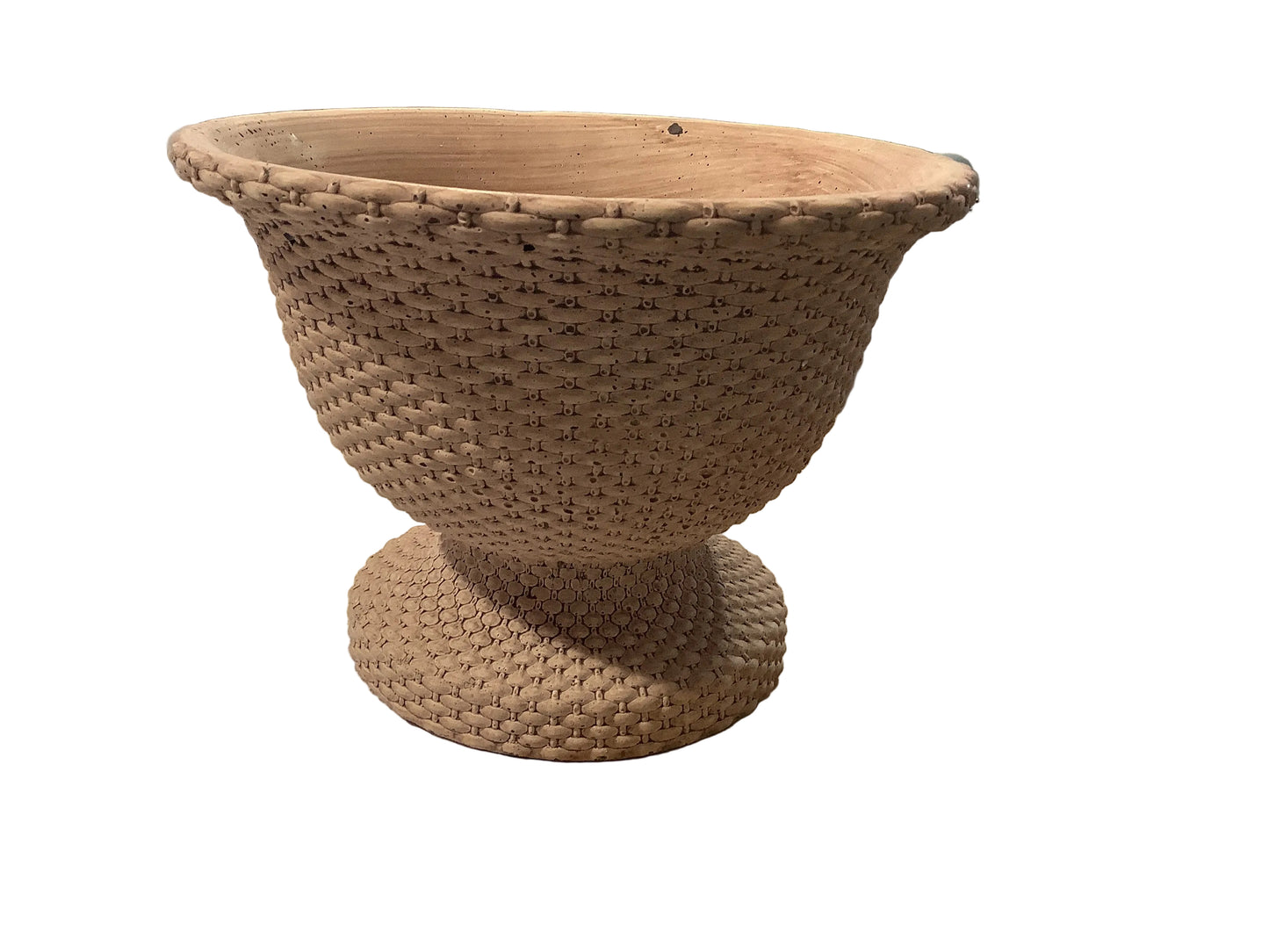 BBL4111 Basketweave Urn/Cement