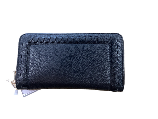 Jen2595BK Wallet with Whipstitch