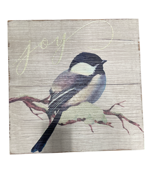 RZ8009 Wall Hanging / Chickadee