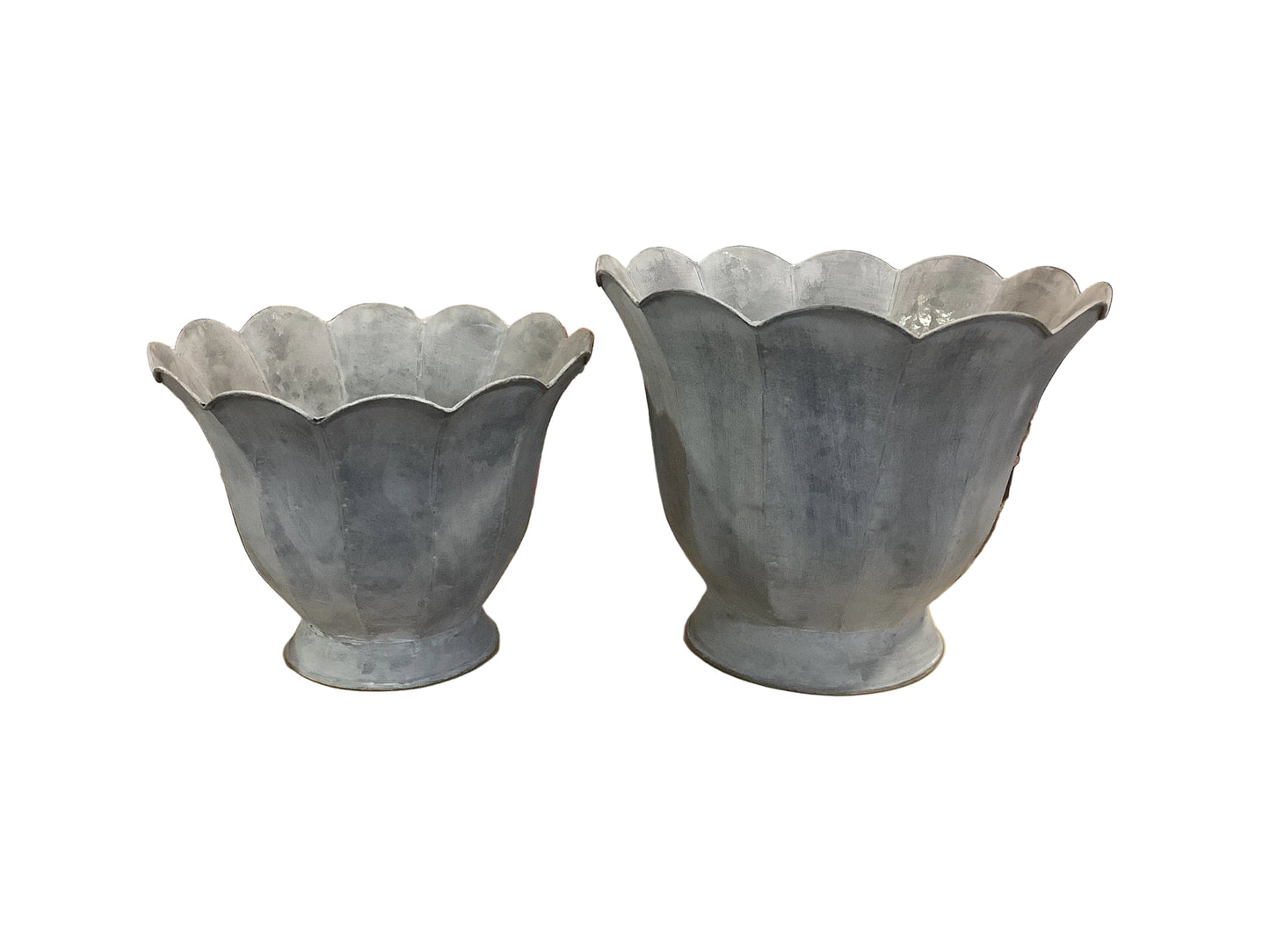 Flower Shaped Metal Planter