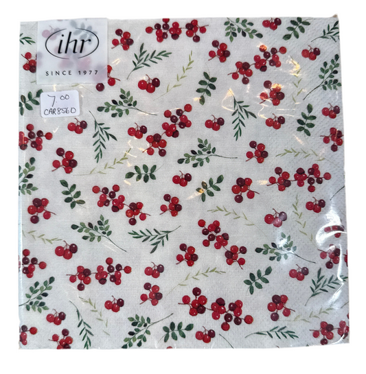 CAR8560 Lunch Napkin /Berry Allover