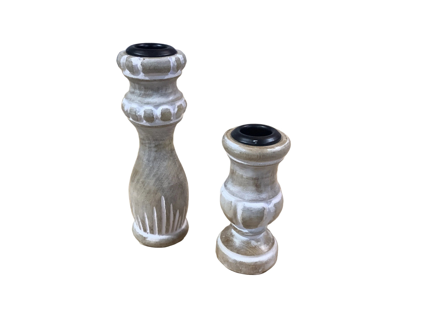 Candleholders/Mango wood