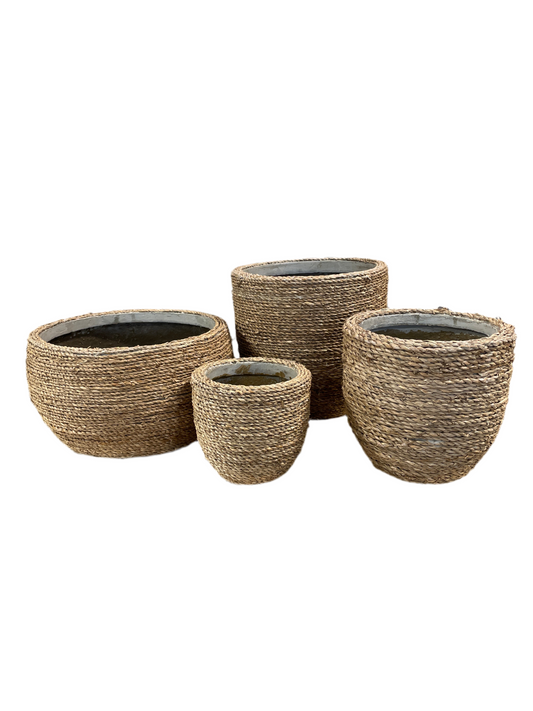 Planter / Seagrass covered