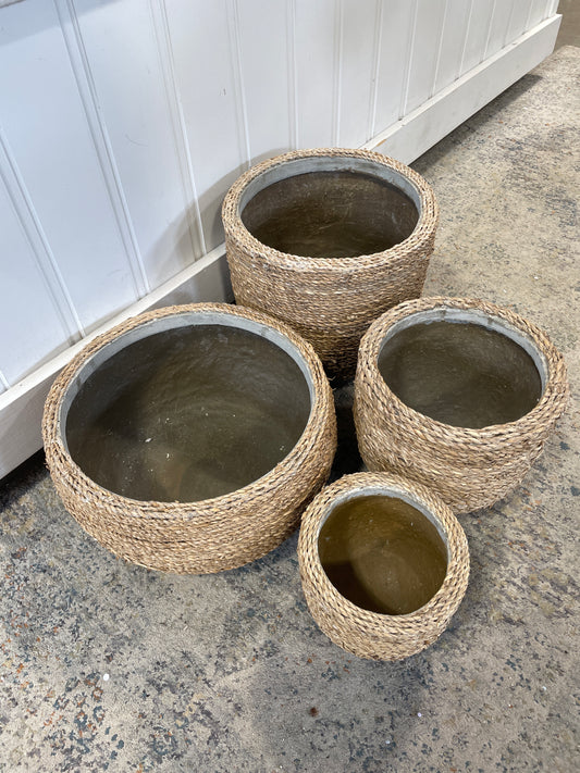 Planter / Seagrass covered