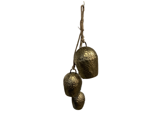CMC626 Hanging Hammered Metal Bells