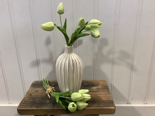 CMC009   Tulip Bundle - Green/White