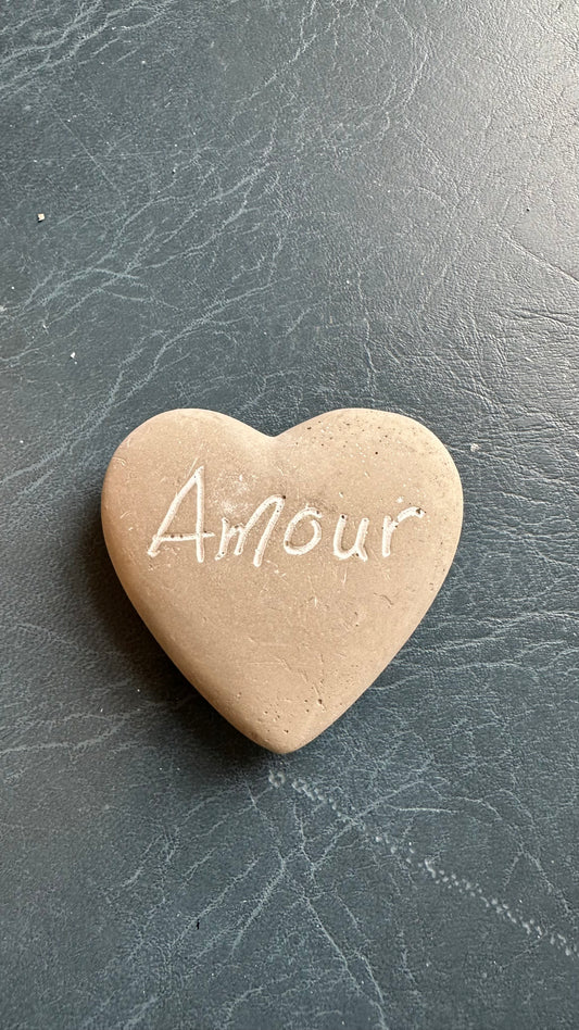 Cement stones with message