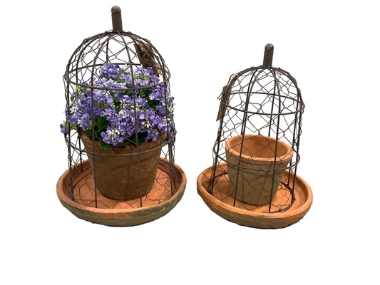 Wire Dome with Redstone Pot/Tray