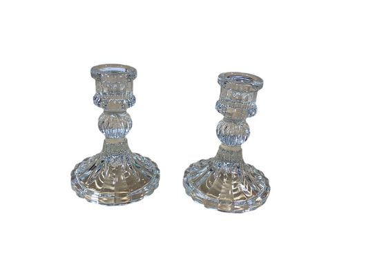 CMC633 Glass Taper Candle Holder