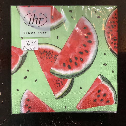CAR4520 Cocktail Napkins / Watermelon