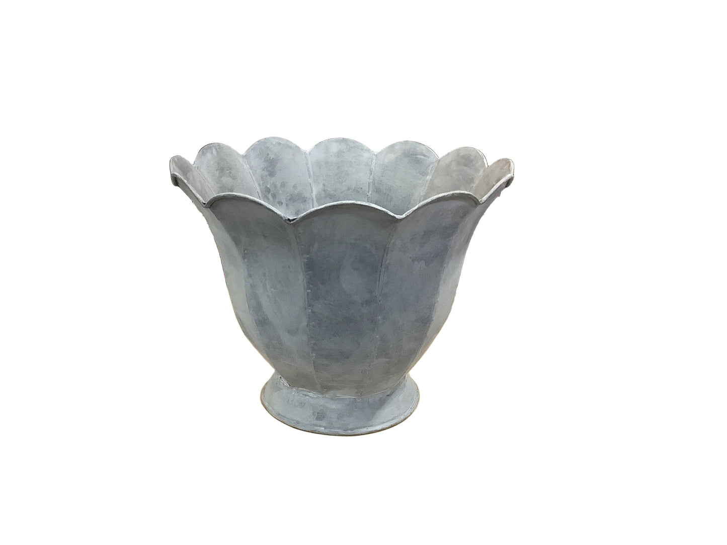 Flower Shaped Metal Planter