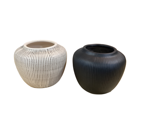 RAZ4338 Vase / Short Ribbed