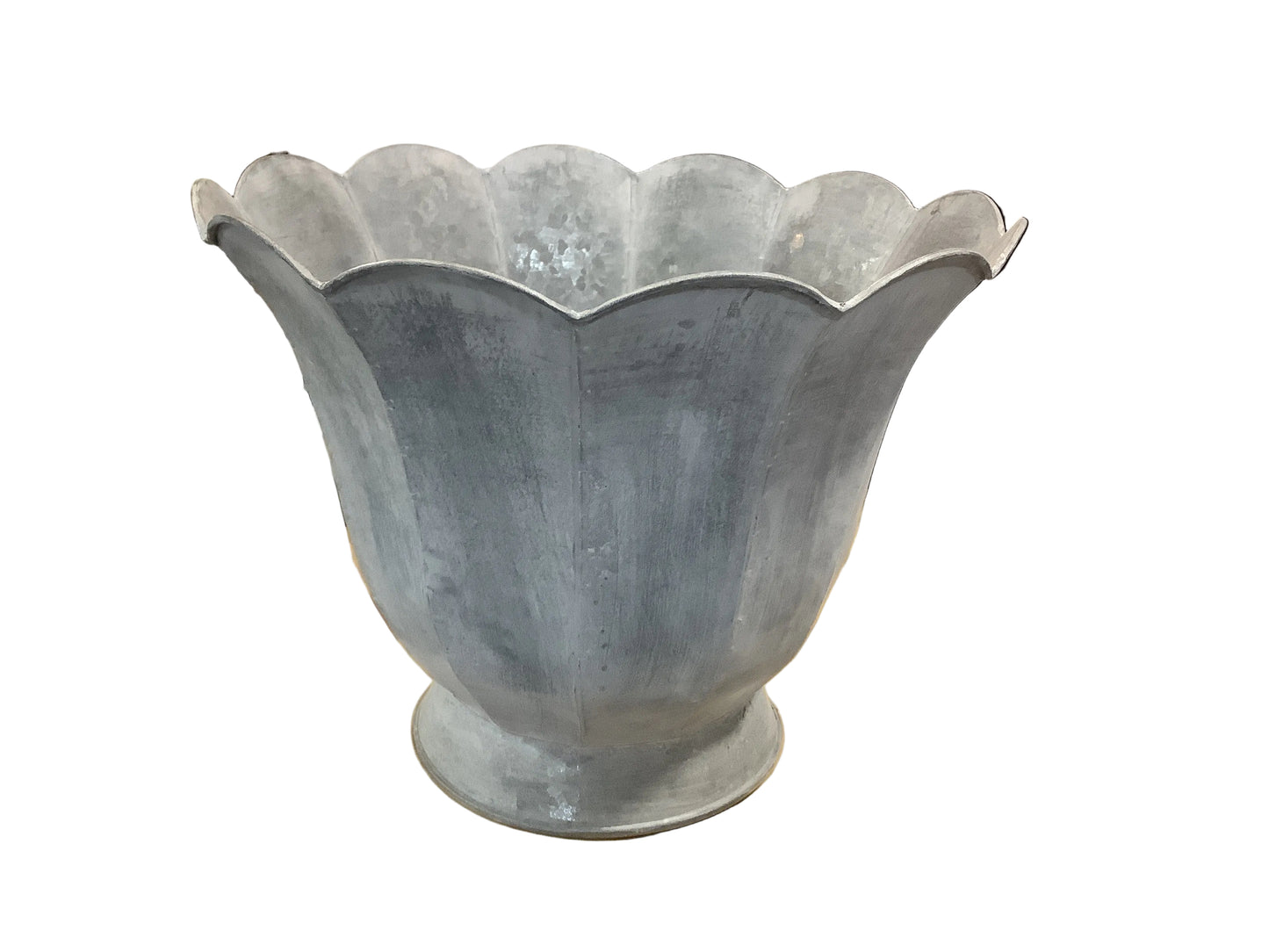 Flower Shaped Metal Planter