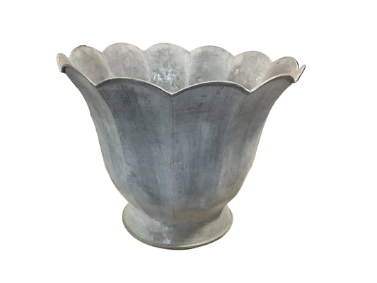 Flower Shaped Metal Planter