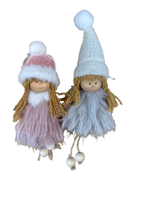 Ornament / Girl w/ Fur