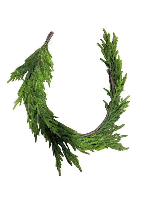 CMC02 Real Touch Garland, Norfolk Pine