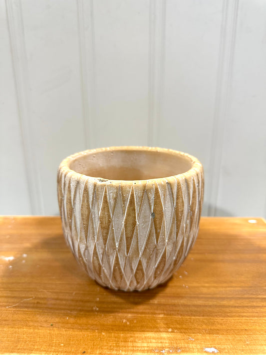 AB2063 Pots / tan textured